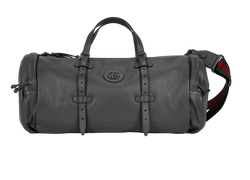 Tonal Double G Large Duffle Bag, Leather, Grey, DB/S, 3*